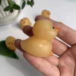 Orange Calcite Duck Statue Crystal Duck Carving for Sale Free Shipping Wholesale Bulk