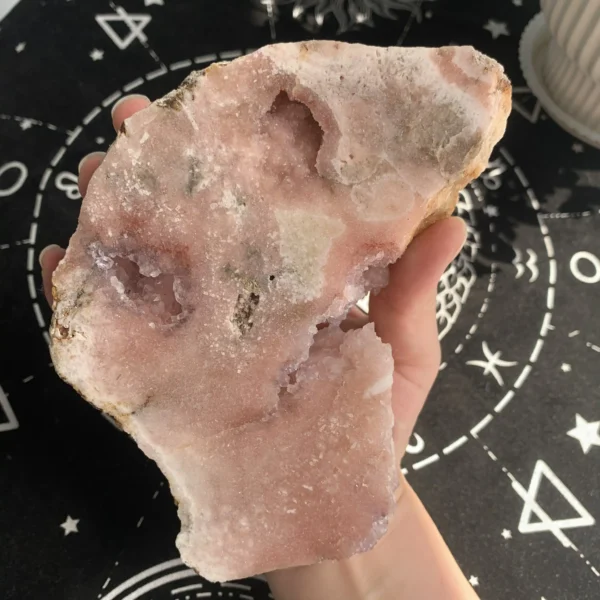 Pink Amethyst Freeform With Stand (8)