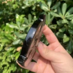 Silver Sheen Obsidian Scarab Carving – Ancient Egyptian Crystal Beetle for Protection & Wealth