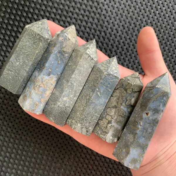 pyrite agate tower (3)
