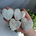 Angel Aura Quartz Heart Wholesale Aura Coated Quartz Crystal
