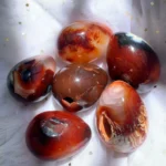 Carnelian Egg Natural Sacral Chakra Stone for Creativity Fertility & Vitality