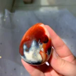 Carnelian Egg Natural Sacral Chakra Stone for Creativity Fertility & Vitality