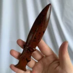 Crystal Dagger Crystal Knife Healing Crystal Dagger Quartz Crystal Dagger Obsidian Dagger 5.9inch