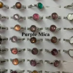 Healing Crystal Ring Adjustable Wholesale Crystal Copper Rings Jewelry Store Supplies