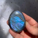 Labradorite Palm Stone Healing Crystal Blue Flash Labradorite Palm Stone Wholesale