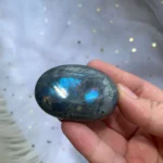 Labradorite Palm Stone Healing Crystal Blue Flash Labradorite Palm Stone Wholesale