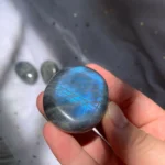 Labradorite Palm Stone Healing Crystal Blue Flash Labradorite Palm Stone Wholesale