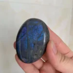Labradorite Palm Stone Healing Crystal Blue Flash Labradorite Palm Stone Wholesale