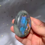 Labradorite Palm Stone Healing Crystal Blue Flash Labradorite Palm Stone Wholesale