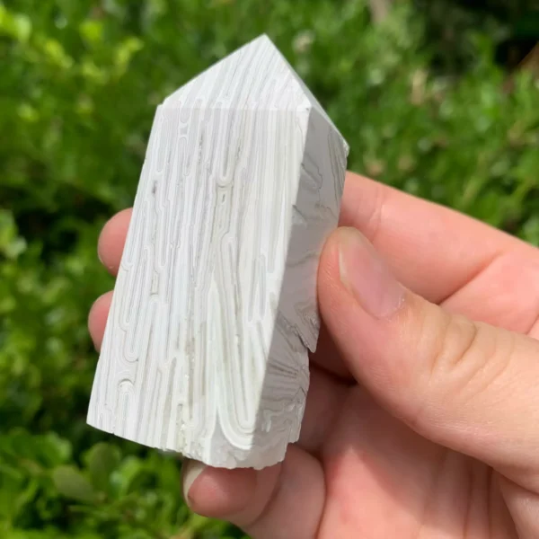 Mexican White Lace Agate Tower Crystal Point Wholesale