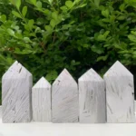 Mexican White Lace Agate Tower Crystal Point Wholesale