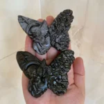Crystal Butterfly Slab With Angel Carving Sheen Obsidian Butterfly Healing Crystal Butterfly