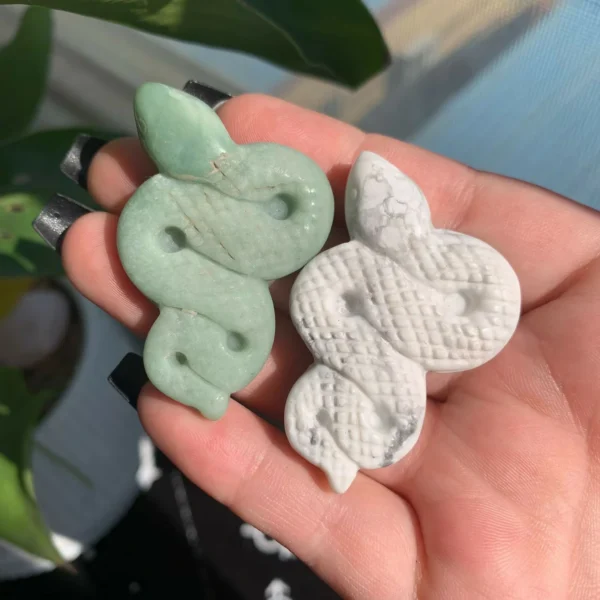 Healing Crystal Snake 2inch Gemstone Snake Figurine Wholesale