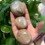Peach Moonstone Palm Stone Healing Flashy Peach Moonstone Pocket Stone Wholesale Crystal Palms