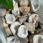 Raw Quartz Geode White Druzy Agate Cluster Natural Geode Wholesale