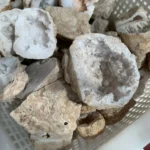 Raw Quartz Geode White Druzy Agate Cluster Natural Geode Wholesale