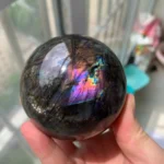 Labradorite Sphere Crystal Ball Wholesale Flash Orange Blue Purple Labradorite Stone
