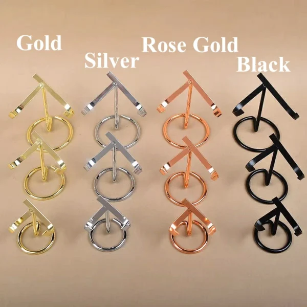 Metal Stand for Crystal Specimens Display Crystal Heart Holder