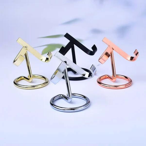 Metal Stand for Crystal Specimens Display Crystal Heart Holder