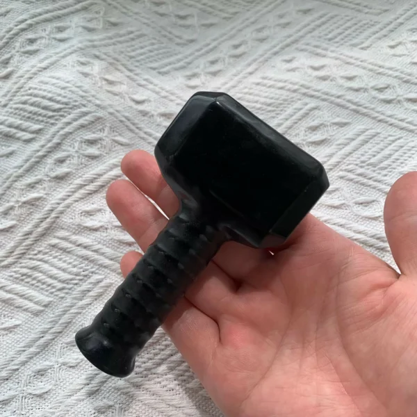 Obsidian Hammer Crystal Wholesale Free Shipping Black Obsidian Tool 4inch