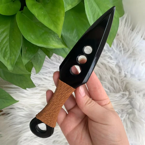 Black Obsidian Knife 7.5inch Obsidian Dagger Decorative Crystal Wholesale
