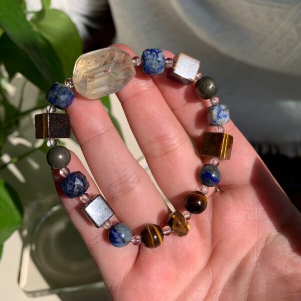 Healing Bracelet Wholesale Crystal Bracelets Lapis Lazuli Tiger Eye  Pyrite Citrine Energy Collection