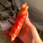 Banded Carnelian Unicorn Statue 128mm Crystal Unicorns Free Shipping