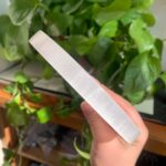 Selenite Charging Plate Zodiac Crystal Grid Astrology Calendar 5.8inch Free Shipping