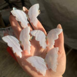 Crystal Butterfly Hair Clip Mixed 3Pieces Healing Stone Hair Accessory & Gift Free Shipping