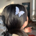 Crystal Butterfly Hair Clip Mixed 3Pieces Healing Stone Hair Accessory & Gift Free Shipping