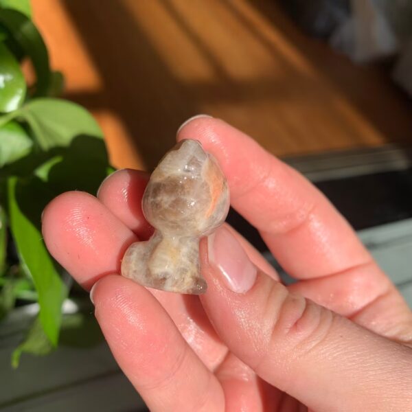 Crystal Kitty Cat 30mm Sunstone Moonstone KT Cat Pendant Free Shipping Crystal Wholesale