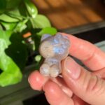 Crystal Kitty Cat 30mm Sunstone Moonstone KT Cat Pendant Free Shipping Crystal Wholesale