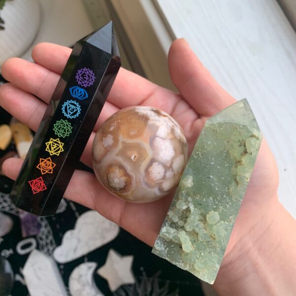 Bulk Crystals Free Shipping 23pcs Mixed Crystal Collection Carnelian Angelite Mookaite