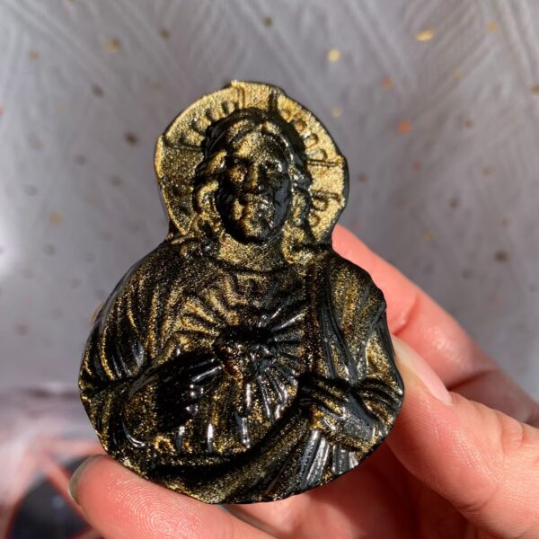 Natural Crystal Jesus Christian Gift Idea Crystal Carving Free Shipping