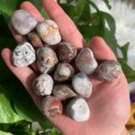 Crystal Tumbled Stones Ocean Jasper Bloodstone Mookaite Jasper Mexican Lace Agate Tumbled Crystal Mix Bulk
