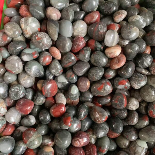 Crystal Tumbled Stones Ocean Jasper Bloodstone Mookaite Jasper Mexican Lace Agate Tumbled Crystal Mix Bulk