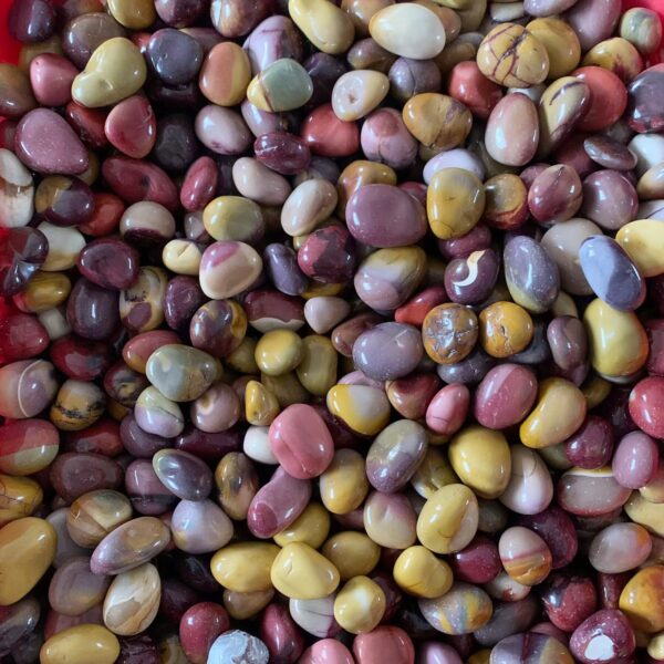 Crystal Tumbled Stones Ocean Jasper Bloodstone Mookaite Jasper Mexican Lace Agate Tumbled Crystal Mix Bulk