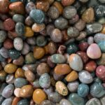 Crystal Tumbled Stones Ocean Jasper Bloodstone Mookaite Jasper Mexican Lace Agate Tumbled Crystal Mix Bulk