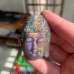 Unique Crystal Carving Collection Rose Quartz Buddha Head Chakras Zodiac Plates Labradorite Selenite