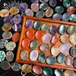 Crystal Worry Stone Natural Healing Pocket  Worry Stone for Stress Relief Anxiety Relief, Mindfulness & Focus