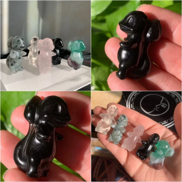 Crystal Mystery Box Set of 5/10 Random Healing Stone Animal Figurines