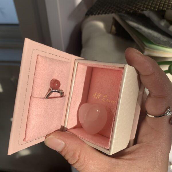 Crystal Heart Gift Crystal Ring (1)