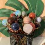 Crystal Pen With Crystal Sphere Free Shipping Gemstone Gift Manifestation Pens