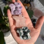 Crystal Squirrel Figurine Natural Quartz Squirrel Sculpture Animal