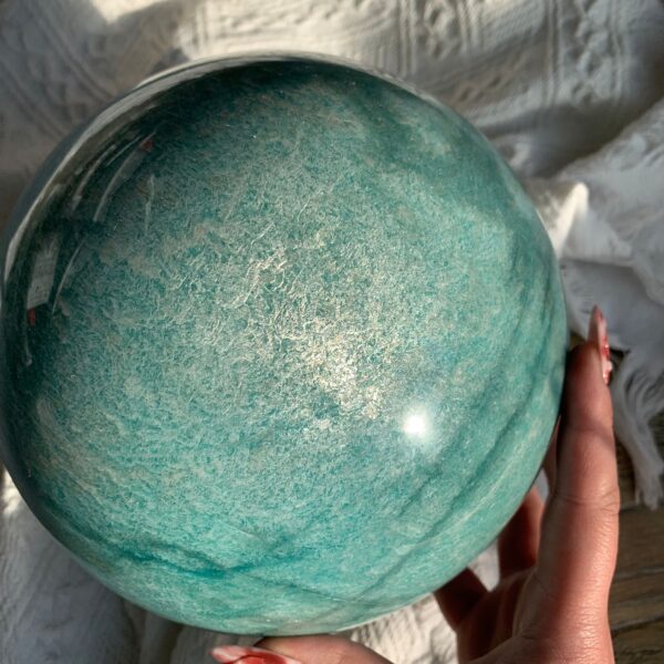 Large Amazonite Sphere Ball (1)