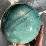 Large Amazonite Sphere 7.2inch Natural Crystal Wholesale Free Shipping