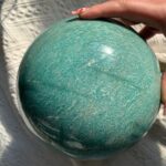 Large Amazonite Sphere 7.2inch Natural Crystal Wholesale Free Shipping