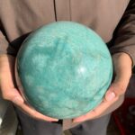 Large Amazonite Sphere 7.2inch Natural Crystal Wholesale Free Shipping