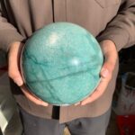 Large Amazonite Sphere 7.2inch Natural Crystal Wholesale Free Shipping